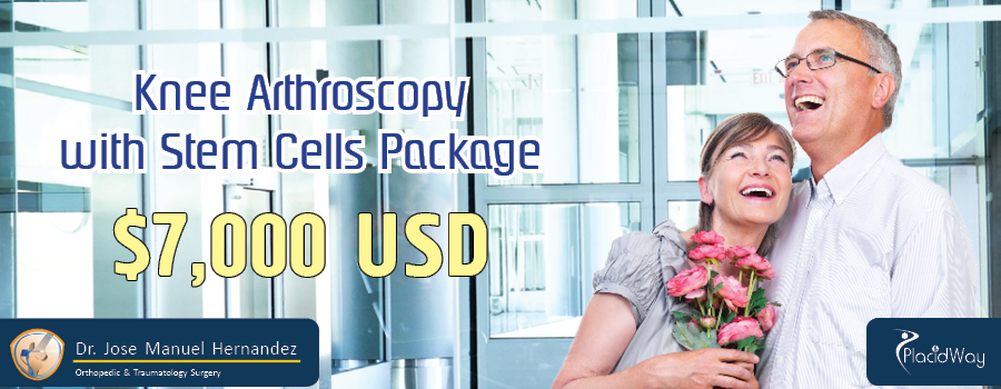 Knee Arthroscopy with Stem Cells Package Puerto Vallarta, Mexico