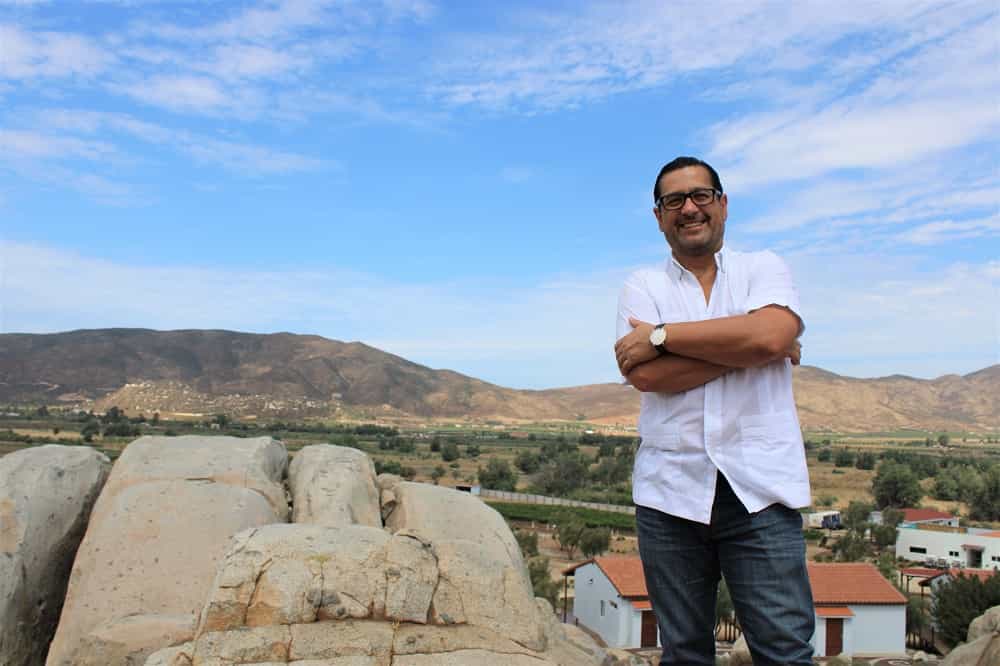 Dr Carlos Bautista at Montevalle in Valle de Guadalupe Mexico