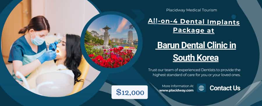 All-on-4 Dental Implants Package at Barun Dental Clinic in South Korea