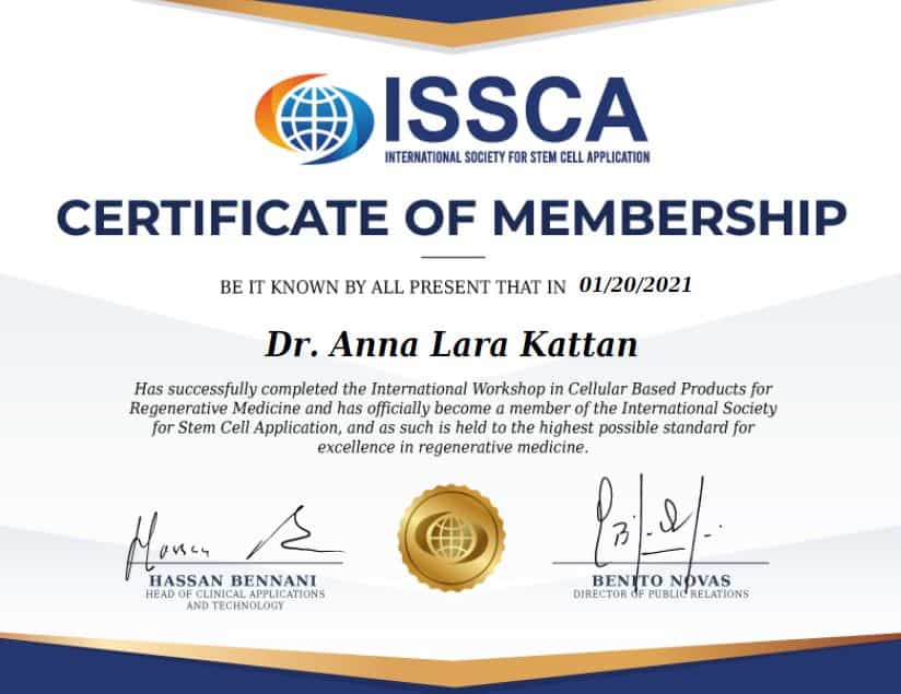 Certificado – ISSCA