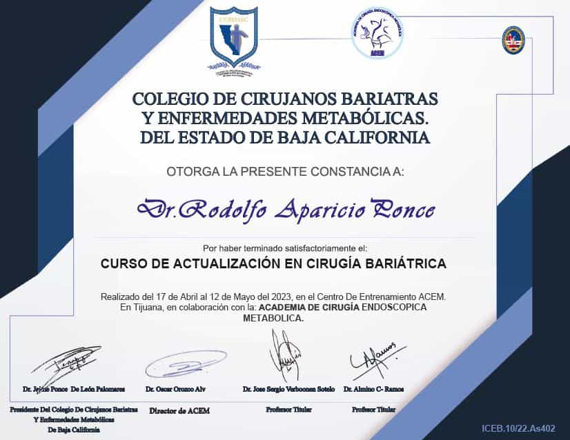 Colegio de Cirujanos Bariatras y Enfermedades Metabólicas de Baja California