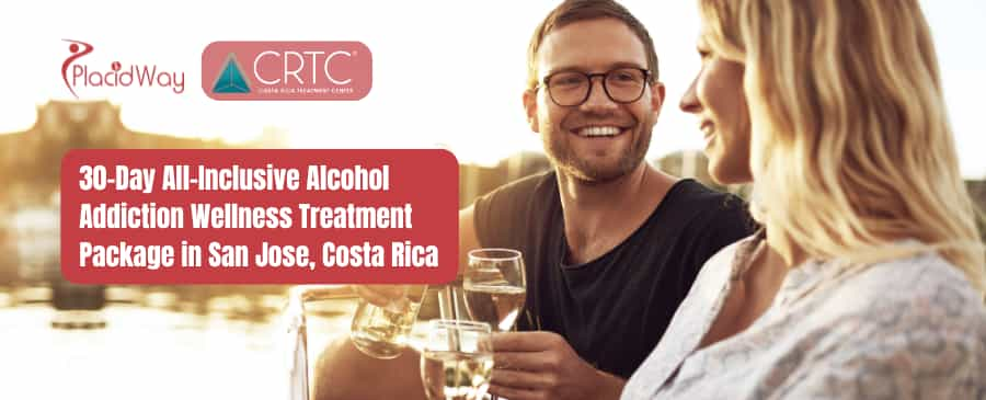 Paquete de tratamiento de bienestar para la adicción al alcohol con todo incluido de 30 días en San José, Costa Rica