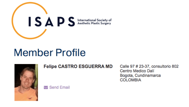 ISAPS Certificate