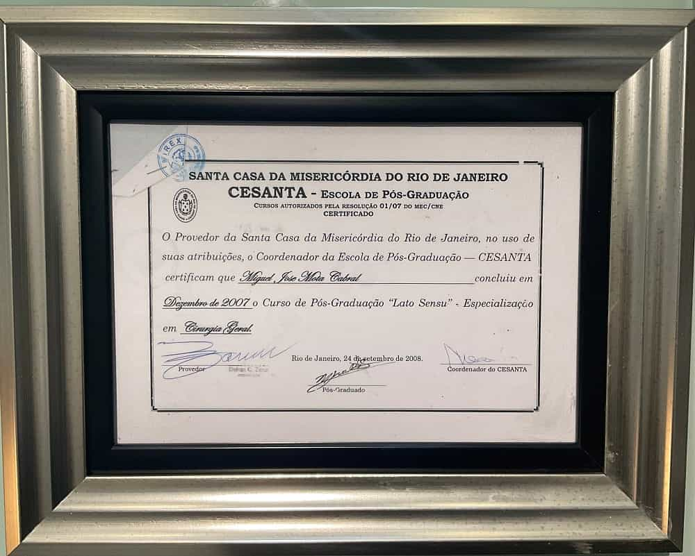 Universidad Iberoamericana Certificate