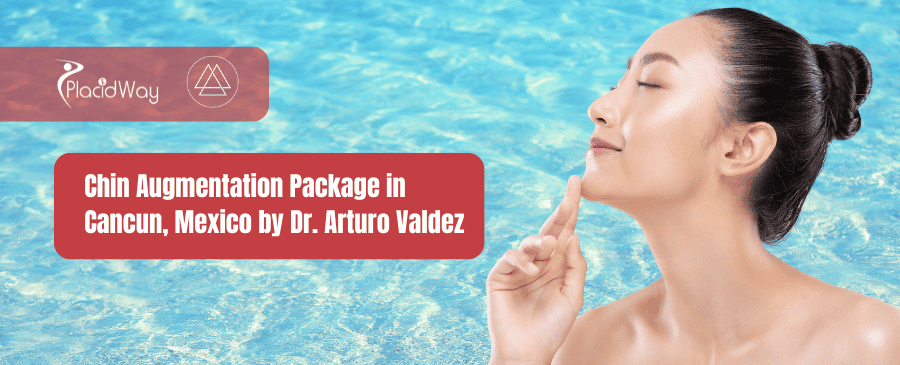 Paquete de aumento de mentón en Cancún, México por el Dr. Arturo Valdez