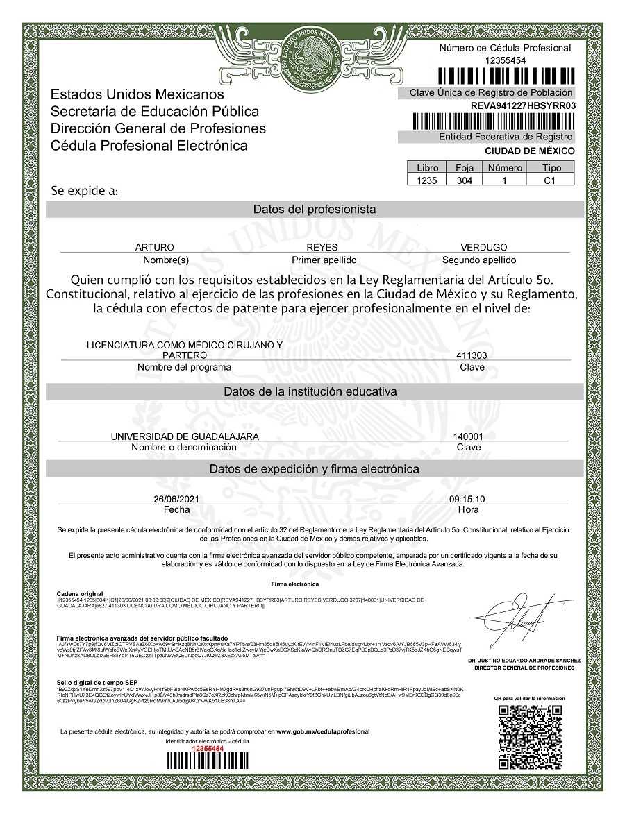 Cabo Stem Cell Center Certificate