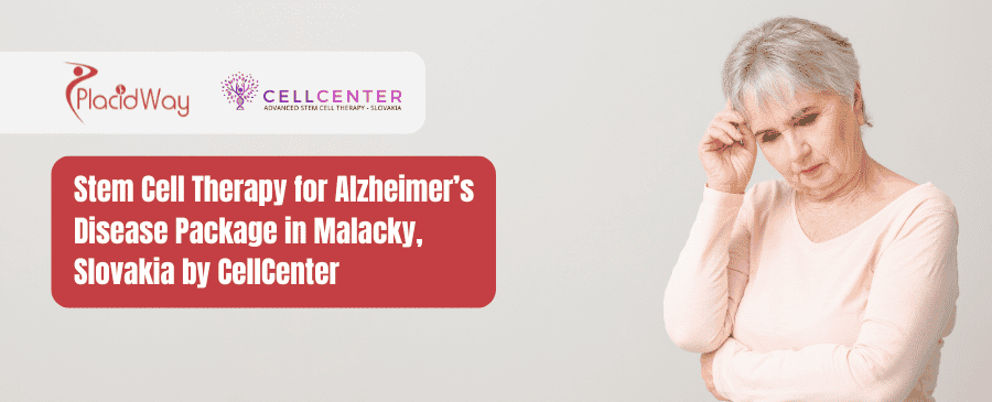 Paquete de terapia con células madre para la enfermedad de Alzheimer en Malacky, Eslovaquia, de CellCenter