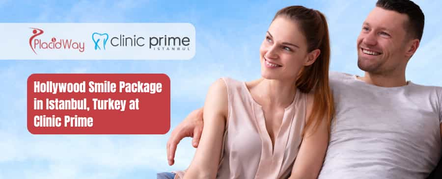 Hollywood Smile Package in Istanbul, Turkey at Clinic Prime