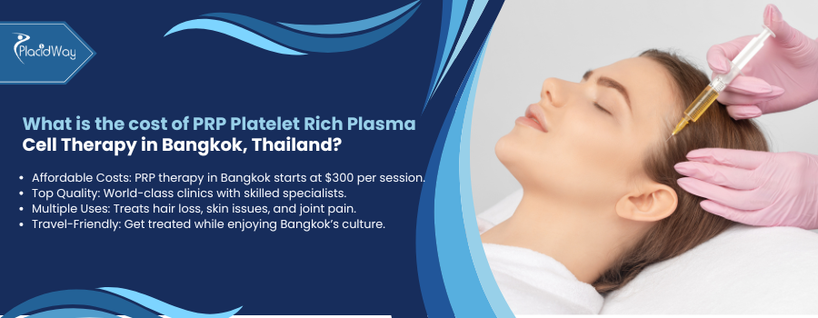 PRP Platelet Rich Plasma Cell Therapy in Bangkok, Thailand